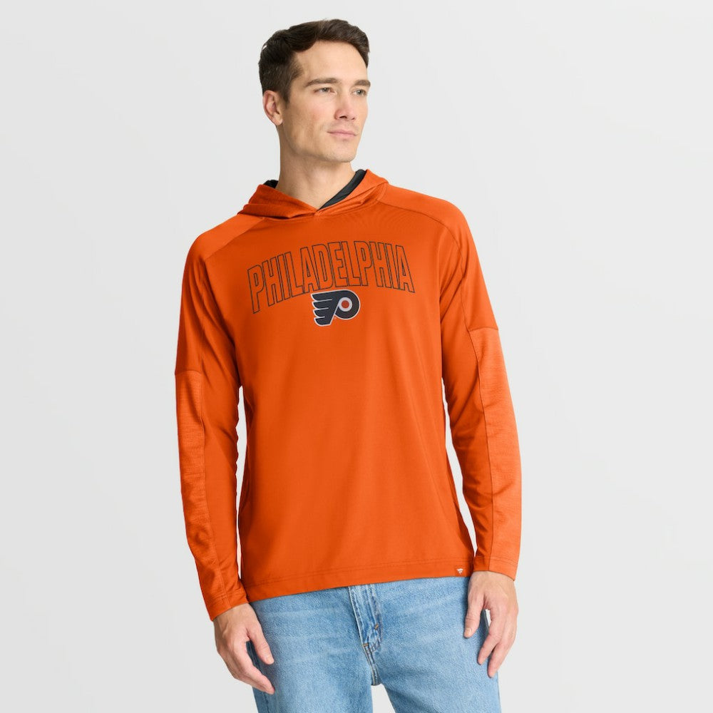 Philadelphia Flyers Fanatics Penalty Shot Long Sleeve Hoodie T-Shirt Online