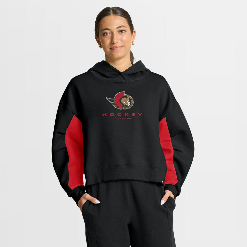 Ottawa Senators Fanatics Women's Back Check Boxy Hoodie On Sale