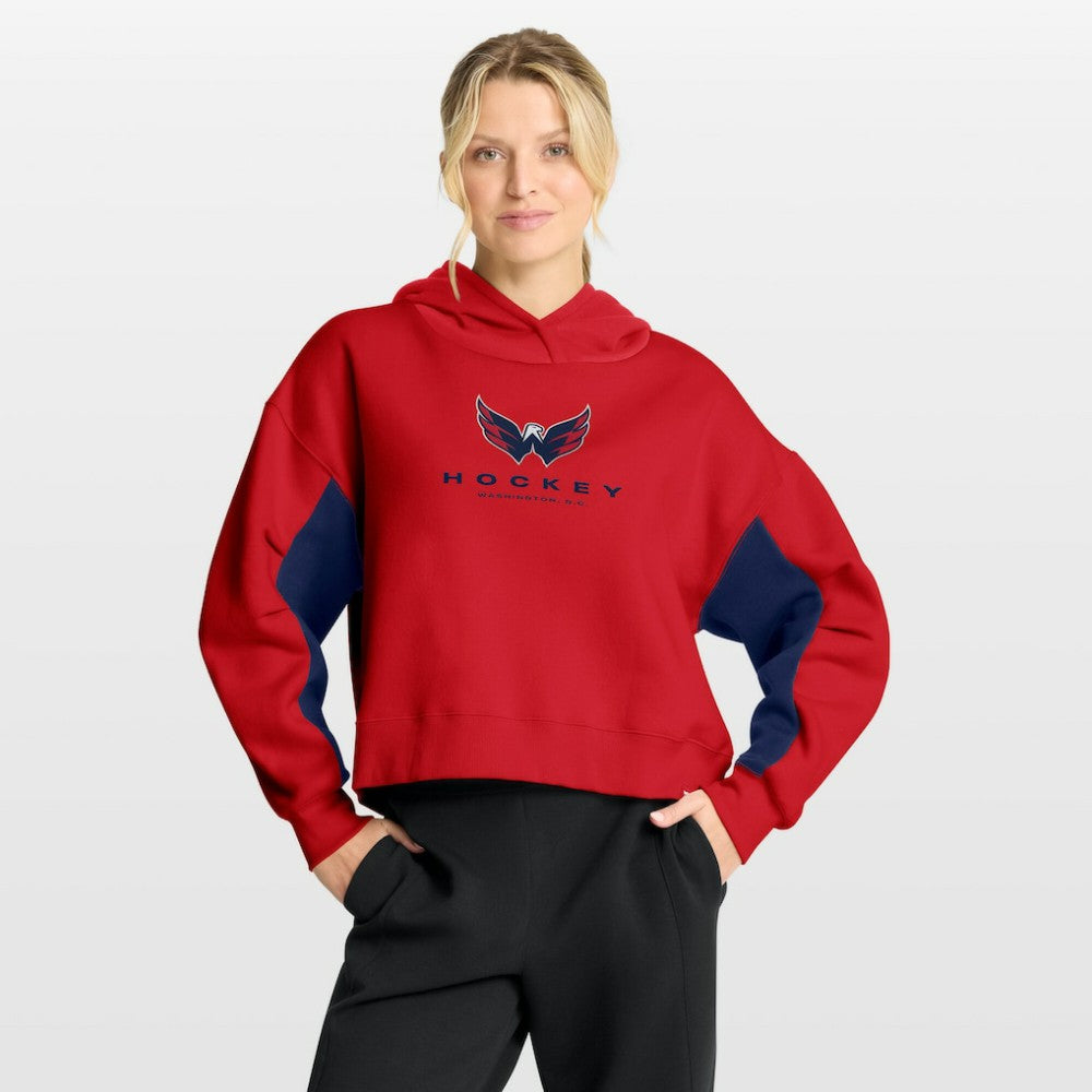 Washington Capitals Fanatics Women's Back Check Boxy Hoodie Sale