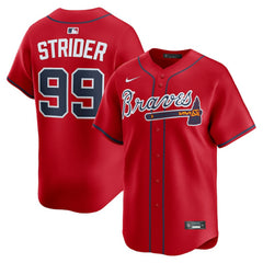 Spencer Strider Atlanta Braves Nike Alternate Limited Player Jersey | MLB On Sale