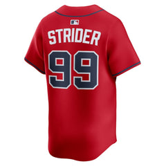 Spencer Strider Atlanta Braves Nike Alternate Limited Player Jersey | MLB On Sale