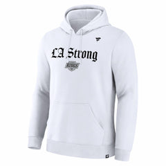 Los Angeles Kings Fanatics Unisex LA Strong Premium Fleece Pullover Hoodie Outlet