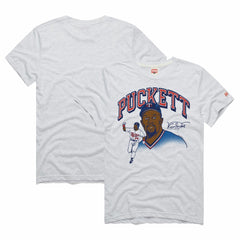 Kirby Puckett Minnesota Twins Homage Graphic Player Tri-Blend T-Shirt | MLB For sale