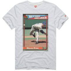 Nolan Ryan Texas Rangers Homage 1991 Topps Baseball Card Player T-Shirt | MLB For sale