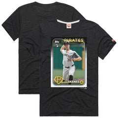Paul Skenes Pittsburgh Pirates Homage 2024 Topps Baseball Card Player Tri-Blend T-Shirt | MLB Online