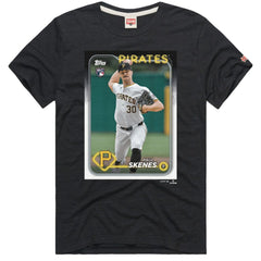 Paul Skenes Pittsburgh Pirates Homage 2024 Topps Baseball Card Player Tri-Blend T-Shirt | MLB Online