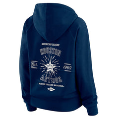 Houston Astros WEAR by Erin Andrews Women's Vintage Full-Zip Raglan Hoodie | MLB Discount