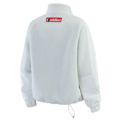 St. Louis Cardinals WEAR by Erin Andrews Women's Polar Fleece Quarter-Zip Jacket | MLB Sale