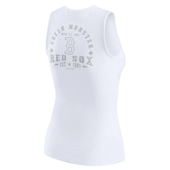Boston Red Sox WEAR by Erin Andrews Women's Rib-Knit Henley Tank Top | MLB Online