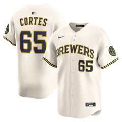 Nestor Cortes Milwaukee Brewers Nike Home Limited Player Jersey | MLB For sale