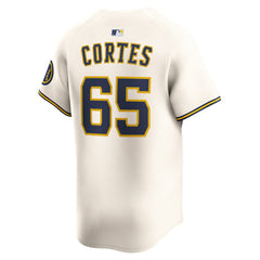 Nestor Cortes Milwaukee Brewers Nike Home Limited Player Jersey | MLB For sale