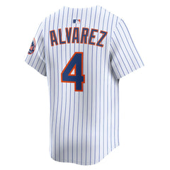 Francisco Alvarez New York Mets Nike Home Limited Player Jersey | MLB For sale