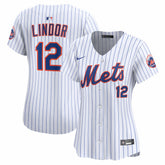 Francisco Lindor New York Mets Women's Home Limited Jersey - White