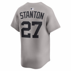 Giancarlo Stanton New York Yankees Road Limited Jersey - Gray