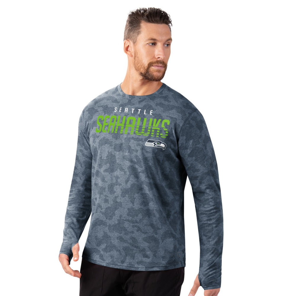 Seattle Seahawks MSX by Michael Strahan Performance Camo Long Sleeve T-Shirt