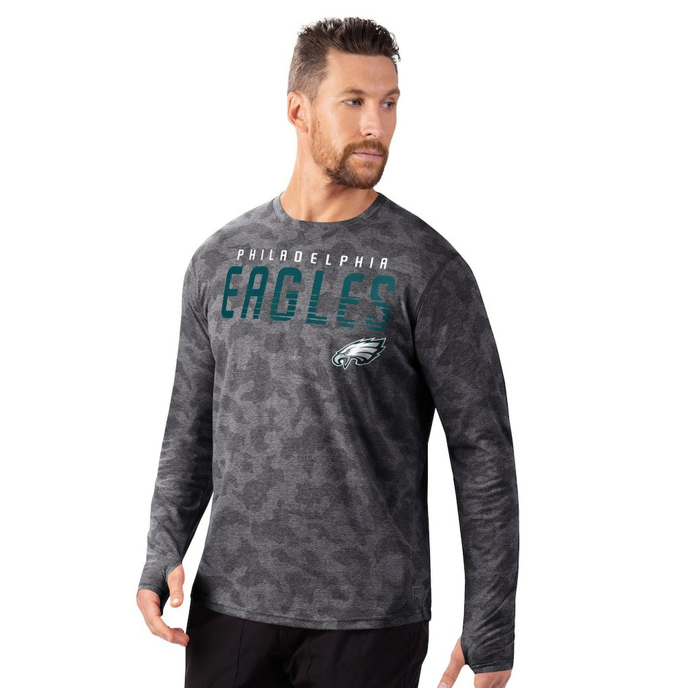 Philadelphia Eagles MSX by Michael Strahan Performance Camo Long Sleeve T-Shirt