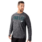 Philadelphia Eagles MSX by Michael Strahan Performance Camo Long Sleeve T-Shirt