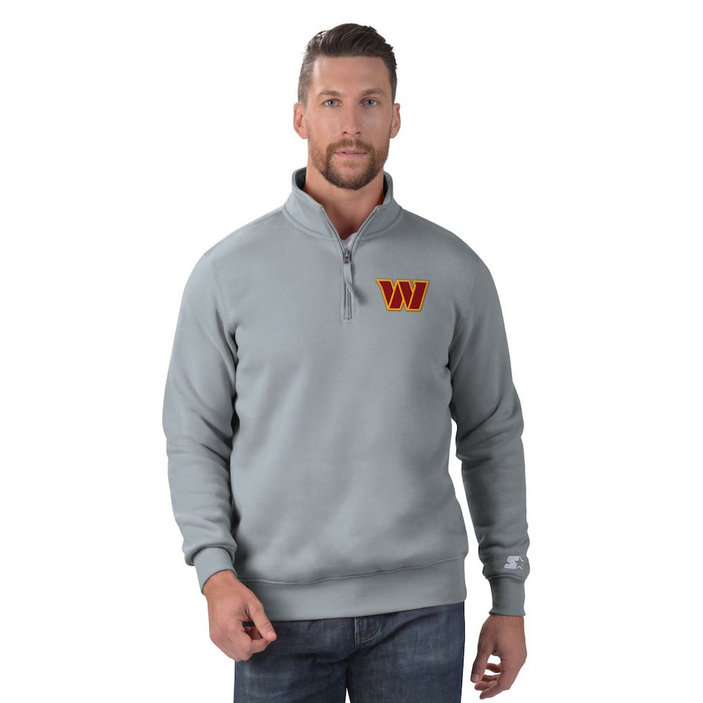 Washington Commanders Starter Classic Quarter-Zip Pullover Sweatshirt