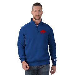 Buffalo Bills Starter Classic Quarter-Zip Pullover Sweatshirt