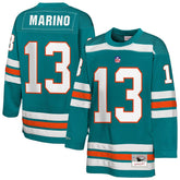 Miami Dolphins Mitchell & Ness Dan Marino Youth Hockey Fashion Jersey
