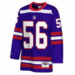 New York Giants Mitchell & Ness Lawrence Taylor Youth Hockey Fashion Jersey