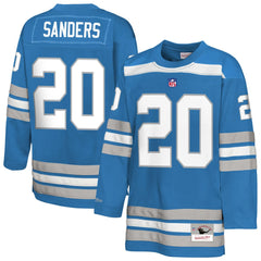 Detroit Lions Mitchell & Ness Barry Sanders Youth Hockey Fashion Jersey