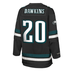 Philadelphia Eagles Mitchell & Ness Brian Dawkins Youth Hockey Fashion Jersey