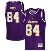 Minnesota Vikings Mitchell & Ness Randy Moss Youth Retired Player NFL Basketball Fashion Jersey