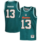 Miami Dolphins Mitchell & Ness Dan Marino Youth Retired Player NFL Basketball Fashion Jersey