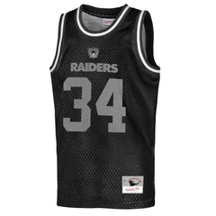 Las Vegas Raiders Mitchell & Ness Bo Jackson Youth Retired Player NFL Basketball Fashion Jersey