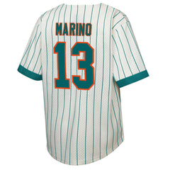 Miami Dolphins Mitchell & Ness Dan Marino Youth Retired Player Name & Number Baseball Jersey