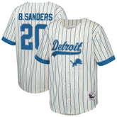 Detroit Lions Mitchell & Ness Barry Sanders Youth Retired Player Name & Number Baseball Jersey