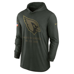 Arizona Cardinals Nike 2025 Salute to Service Sideline Dri-FIT Lightweight Hooded Pullover