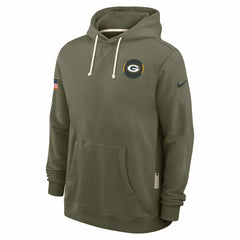 Green Bay Packers Nike 2025 Salute to Service Sideline Standard Issue Dri-FIT Hoodie