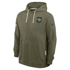 Jacksonville Jaguars Nike 2025 Salute to Service Sideline Standard Issue Dri-FIT Hoodie