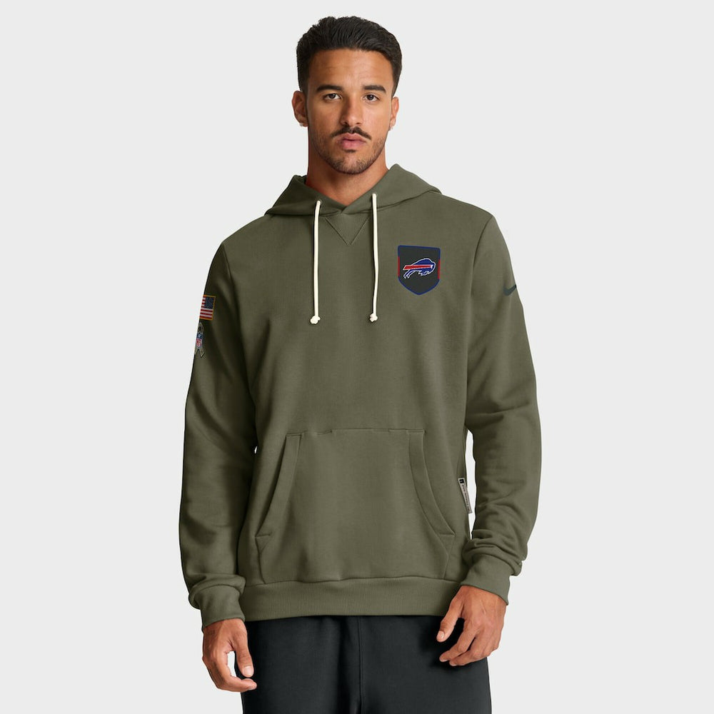 Buffalo Bills Nike 2025 Salute to Service Sideline Standard Issue Dri-FIT Hoodie
