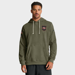 San Francisco 49ers Nike 2025 Salute to Service Sideline Standard Issue Dri-FIT Hoodie