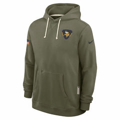 Minnesota Vikings Nike 2025 Salute to Service Sideline Standard Issue Dri-FIT Hoodie