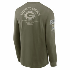 Green Bay Packers Nike 2025 Salute to Service Sideline Long Sleeve T-Shirt