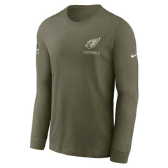 Arizona Cardinals Nike 2025 Salute to Service Sideline Long Sleeve T-Shirt