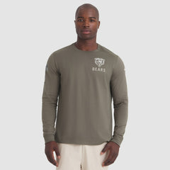 Chicago Bears Nike 2025 Salute to Service Sideline Long Sleeve T-Shirt
