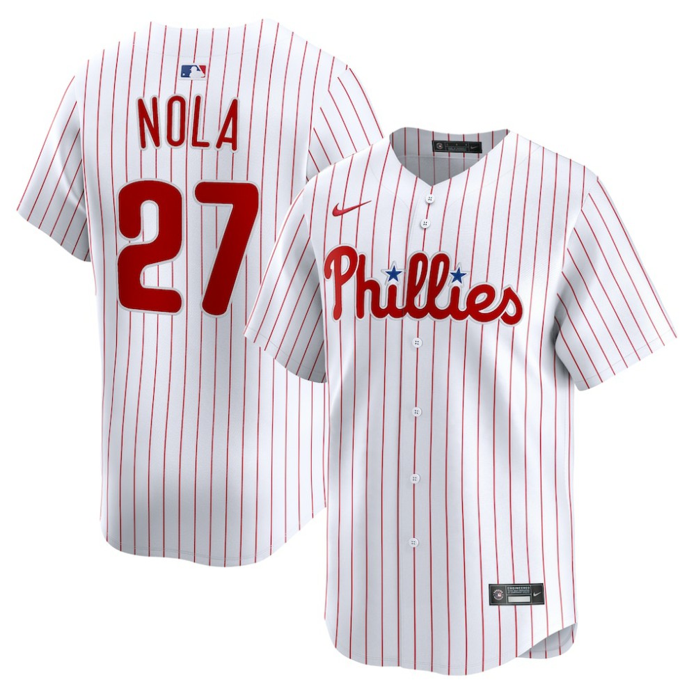 Aaron Nola Philadelphia Phillies Nike Home Limited Player Jersey | MLB Discount