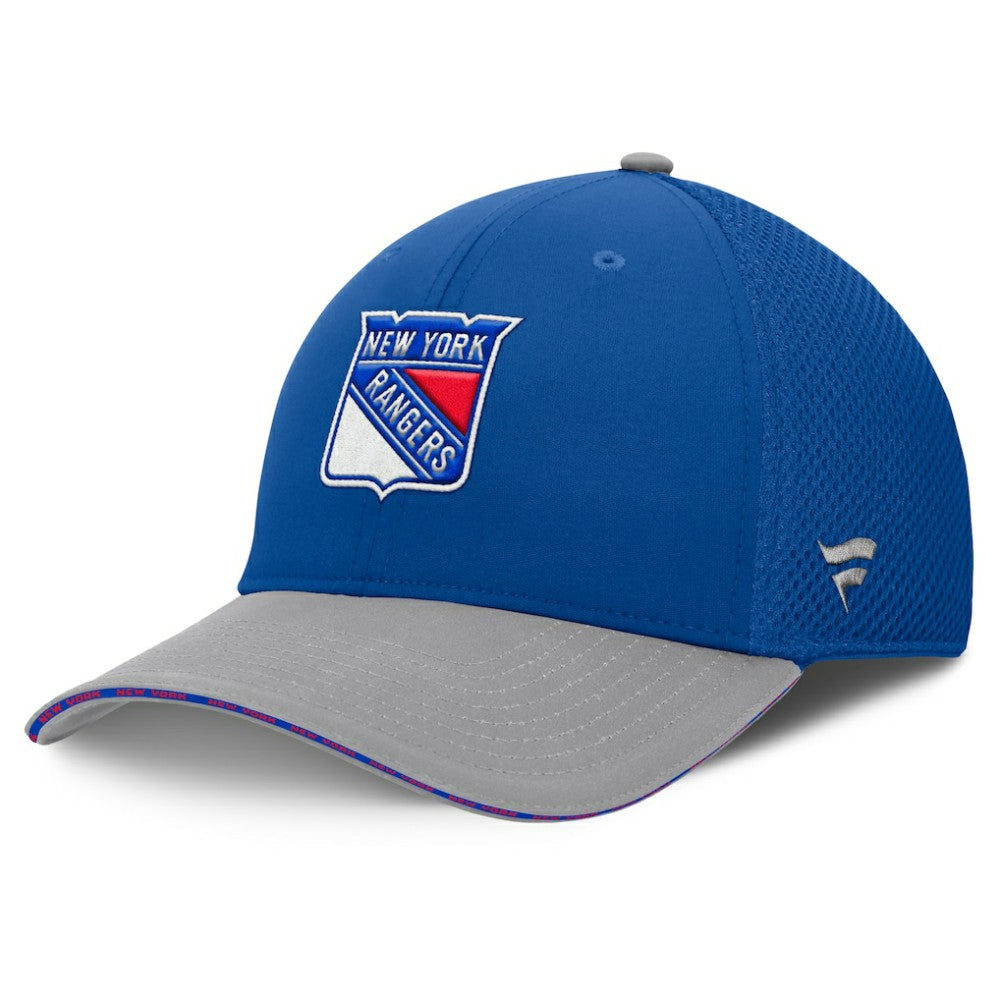 New York Rangers Fanatics Fundamentals Span Flex Hat Outlet
