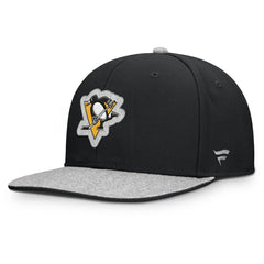 Pittsburgh Penguins Fanatics Fundamentals Loden Snapback Hat For Sale
