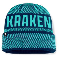 Seattle Kraken Fanatics Fundamentals Shelter Cuffed Knit Hat For Sale