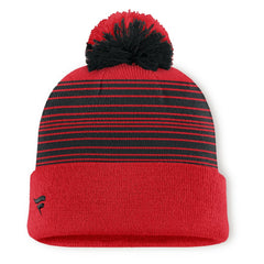 Chicago Blackhawks Fanatics Fundamental Spirit Cuffed Pom Knit Hat Sale
