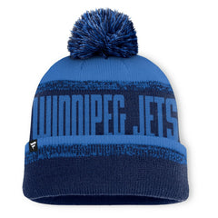 Winnipeg Jets Fanatics Fundamentals Thrive Cuffed Knit Hat with Pom Online