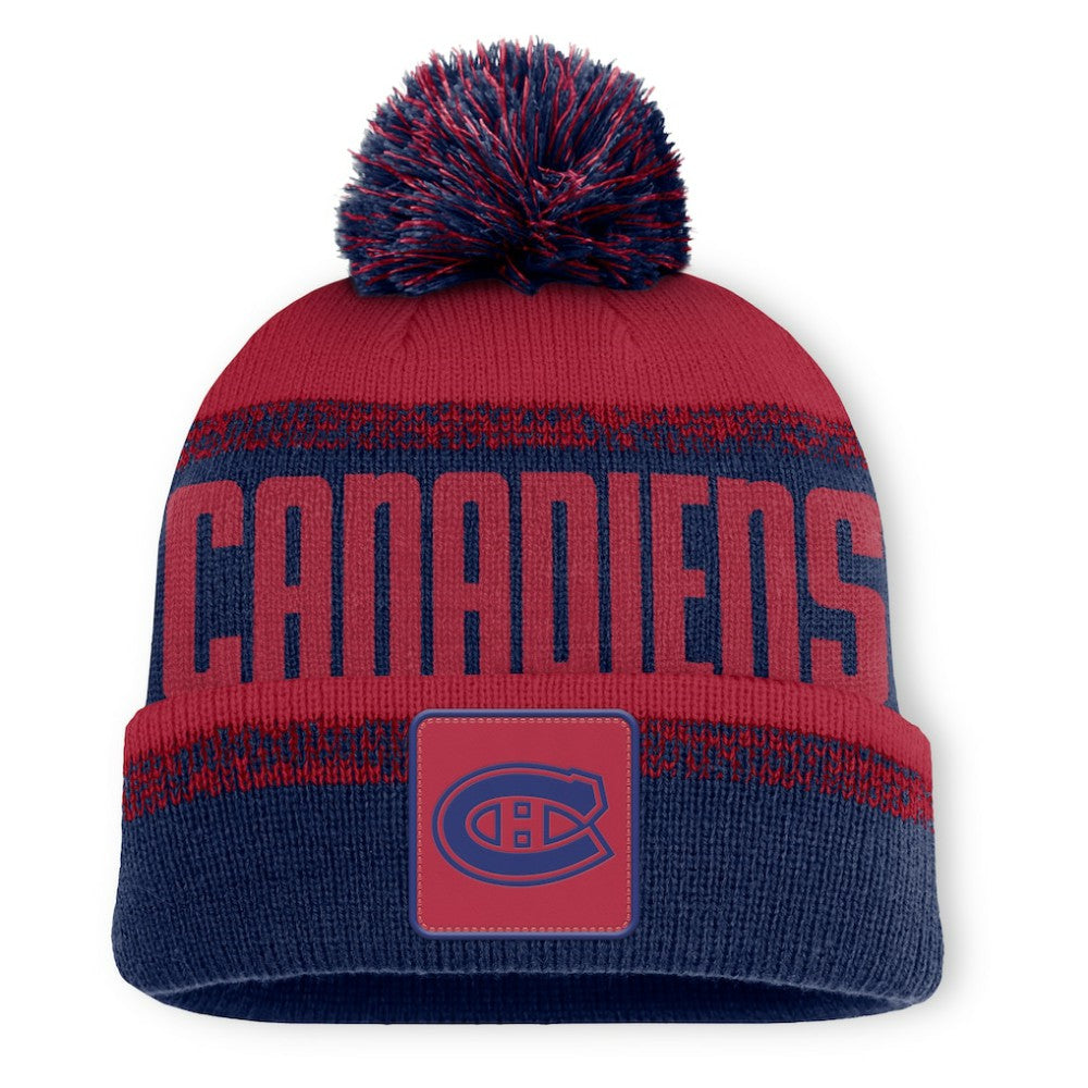 Montreal Canadiens Fanatics Fundamentals Thrive Cuffed Knit Hat with Pom Online