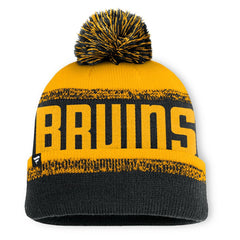 Boston Bruins Fanatics Fundamentals Thrive Cuffed Knit Hat with Pom Online