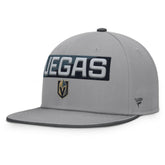 Vegas Golden Knights Fanatics Fundamentals Duo Split Logo Snapback Hat Outlet